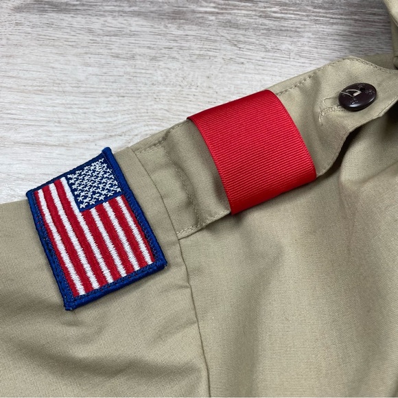 Vintage Boy Scouts Of America Mens XL Official Shirt BSA Khaki Made In USA - Picture 4 of 8